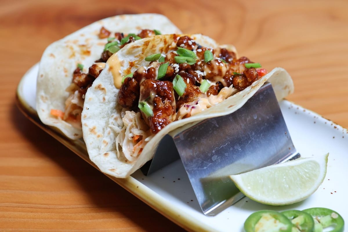 Korean Chicken Tacos