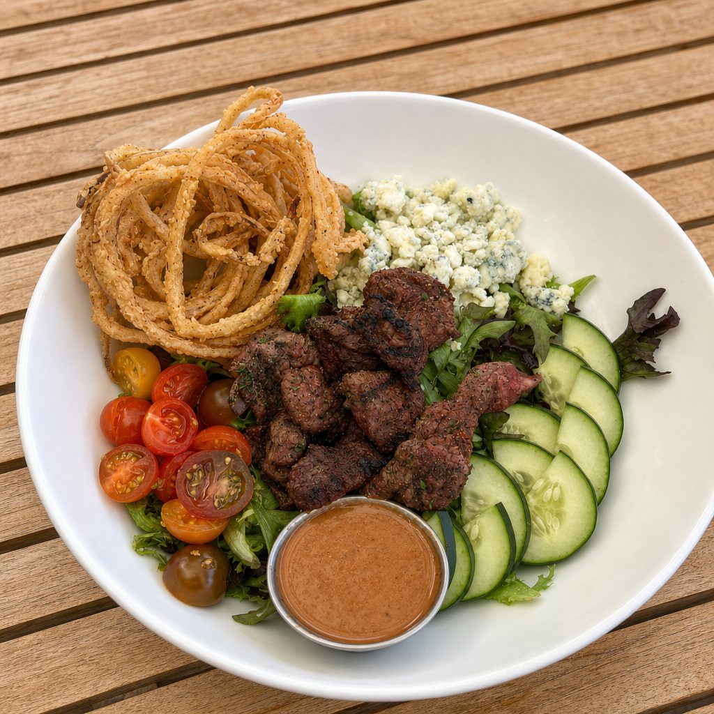 Black and Blue Steak Salad.