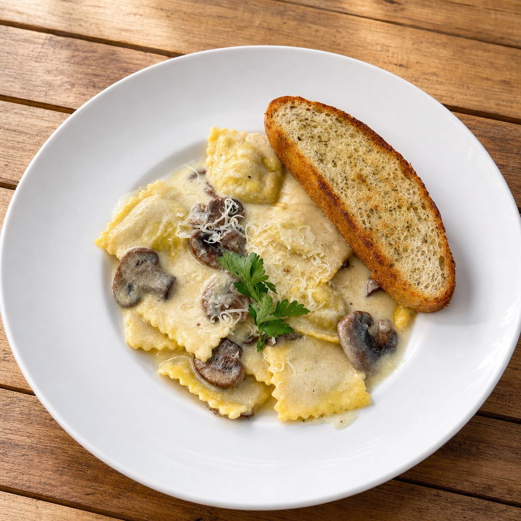 Table Mountain Ravioli.