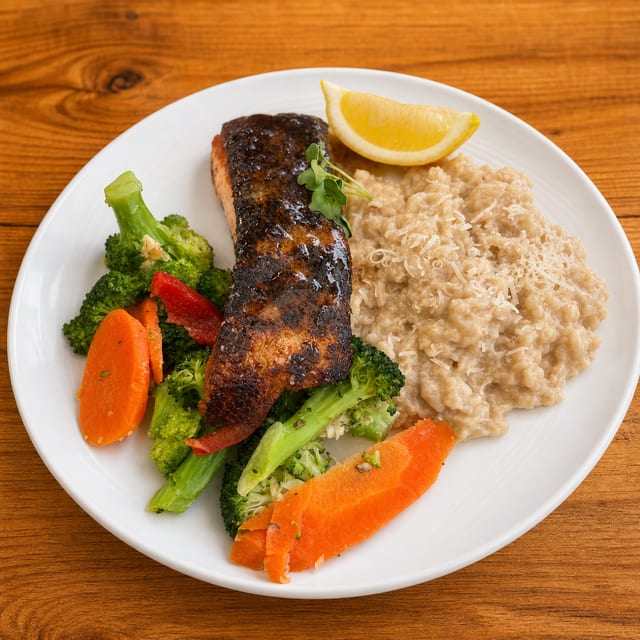 Maple Tamarind Salmon.