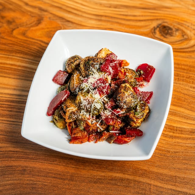 Maple Bacon Beet Brussels.