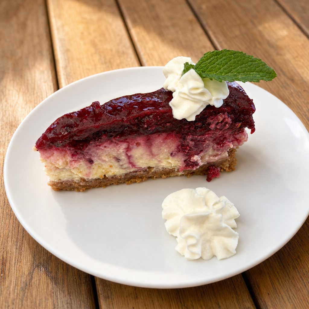 Seasonal Cheesecake.