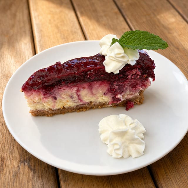 Seasonal Cheesecake.