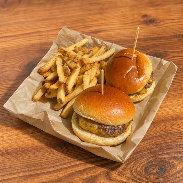 Kids Burger & Fries.