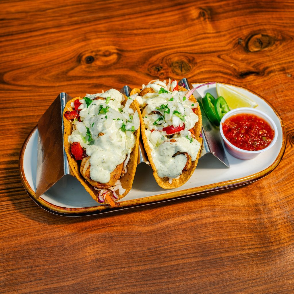 Two Drunken Shrimp California Taco.