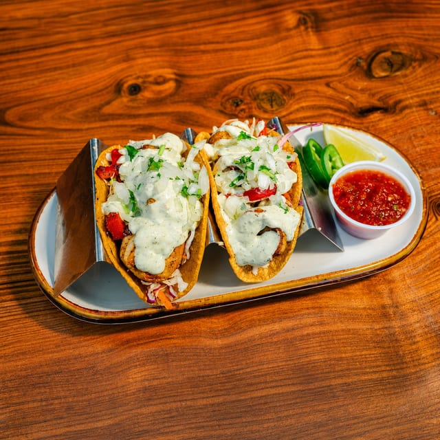 Two Drunken Shrimp California Taco.