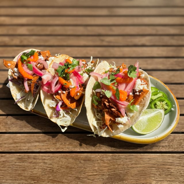 Jackfruit Tacos.