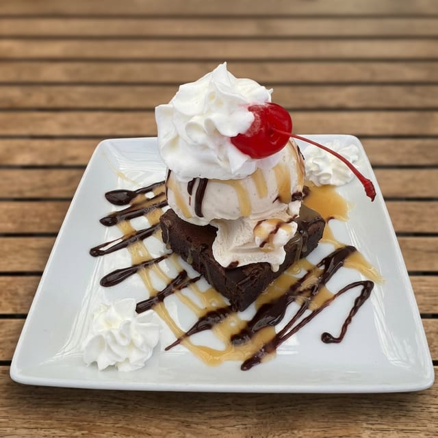 Brownie Sundae.