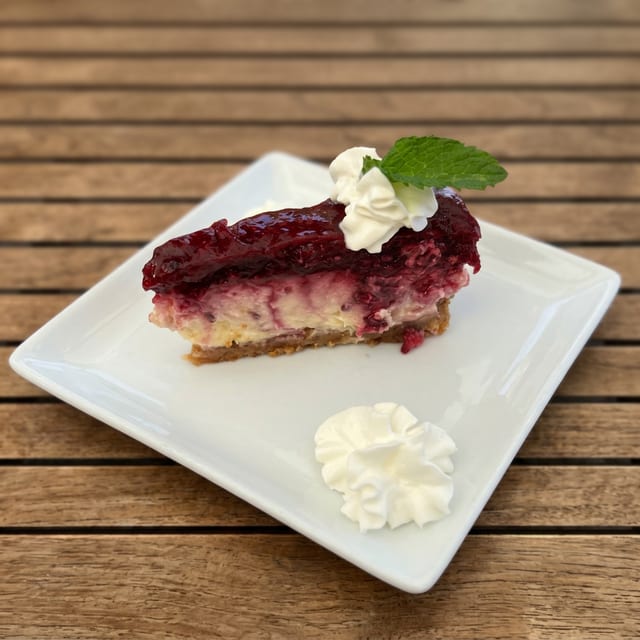 Seasonal Cheesecake.