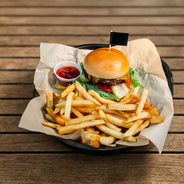 Classic Cheeseburger.