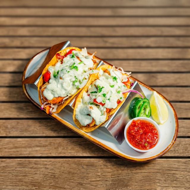 Drunken Shrimp Tacos.