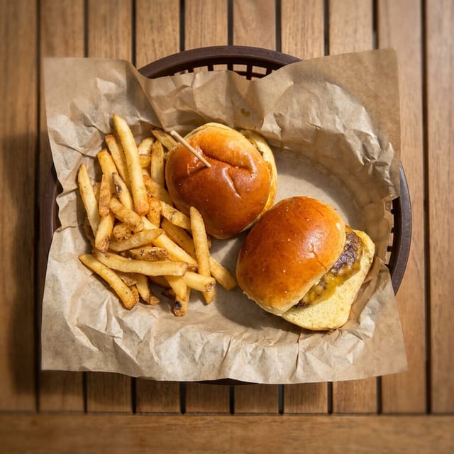 Kids Burger & Fries.