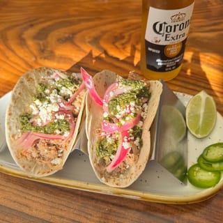 Two Mojo Pork Tacos