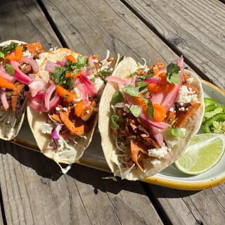 Three Jackfruit Tacos