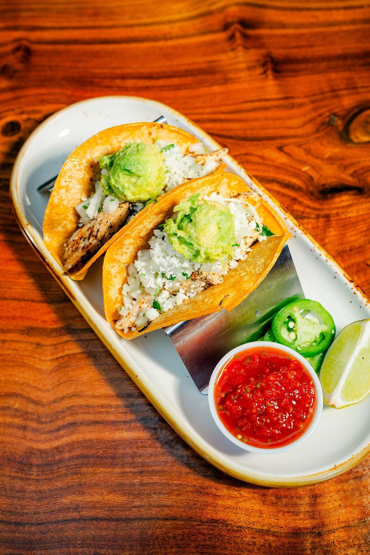 Adobo Chicken Tacos