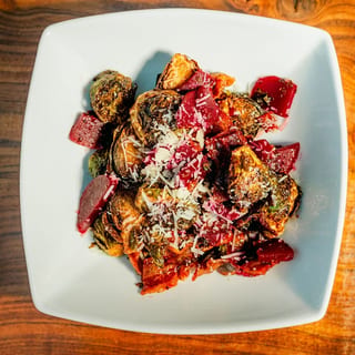 Maple Bacon Beet Brussels