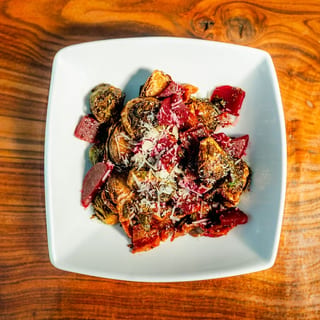 Maple Bacon Beet Brussels